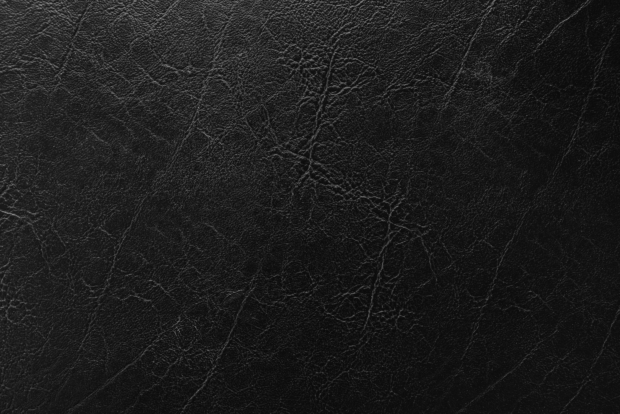 Black Leather Textured Background